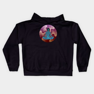 Floating Meditation Yoga Kids Hoodie